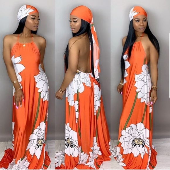 Paradise Dress & Scarf - Picture 1 of 1